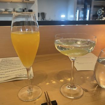 Yess Restaurant - Passionfruit and tuna bone marrow martini - Japanese Near Me - Los Angeles, California