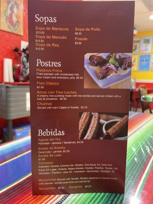 Menu photo 6 Chilangos Mexican Grill Plantation, FL