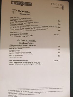 Menu photo 1 Enotria Florence, FI