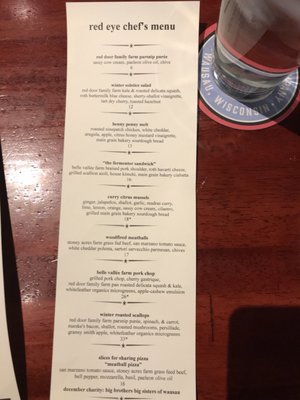 Menu photo 6 Red Eye Brewing Company Wausau, WI Menu photo 6 Red Eye Brewing Company Wausau, WI