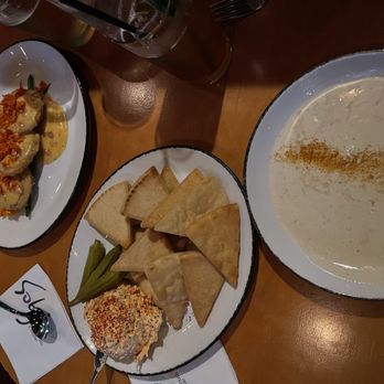 Soby's - Soby 's She Crab Soup, Spicy Pimento Cheese, Fried Green Tomatoes - New American Near Me - Greenville, South Carolina