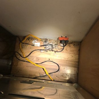 Monster Pest Control - Rodent droppings found under kitchen stove.  They also pulled some insulation from the wall to create nice warm nest. - Pest Control Near Me
