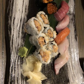 Wokuni - 5 piece sushi set. We ordered 2 for the table. - Japanese Near Me - New York, New York Wokuni - 5 piece sushi set. We ordered 2 for the table. - Japanese Near Me - New York, New York