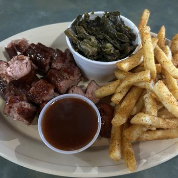 Brown Jerry's Blues Brews and Barbecue - Sausage Platter - Barbeque Near Me - Pacific, Missouri