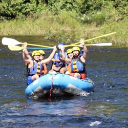 North Woods Rafting - Posing for the photographer