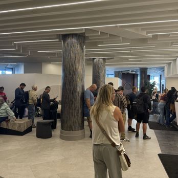 Hilton Anchorage - People waiting for their rooms at 4:15p. Check in was 4p - Hotels Near Me - Anchorage, Alaska
