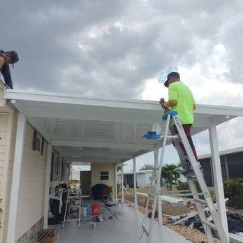 Cities Builder - Hard at work on another beautiful carport. - Drywall Installation & Repair Near Me - St. Petersburg, Florida