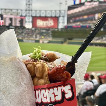 Rate Field - Gochujang Bubble Waffle from Lucky's - Stadiums & Arenas Near Me - Chicago, Illinois Rate Field - Gochujang Bubble Waffle from Lucky's - Stadiums & Arenas Near Me - Chicago, Illinois