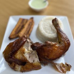 Garibaldi Peru Mex - Half Rotisserie Chicken (~$10)