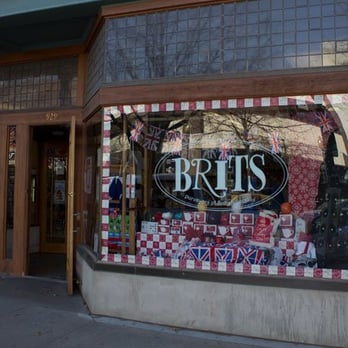Brits - the front of a store with a sign in the window - Coffee & Tea Near Me - Lawrence, Kansas