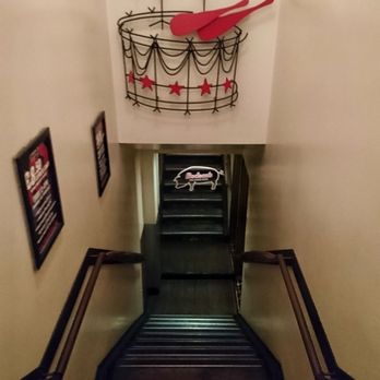 Bodean's - Stairs towards Rib Room - American Near Me - London, XGL Bodean's - Stairs towards Rib Room - American Near Me - London, XGL