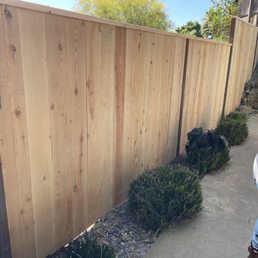 New picture frame fence New picture frame fence