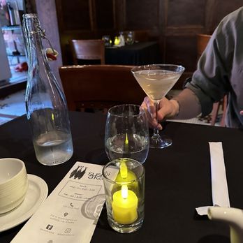 Sushi Aka - Drink is sake mixed with gin. - Sushi Bars Near Me - Suffolk, Virginia