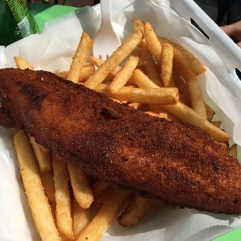 Gaucho's Fire Express - #5 Breaded Chicken Skewer with fries Large piece of chicken breast deep-fried. - Food Trucks Near Me