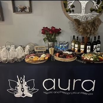 Aura Holistic & Metaphysical Wellness - Wine and hors d'oeuvres - Massage Therapy Near Me - Aurora, Illinois
