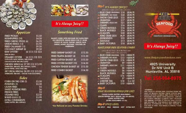 Menu photo 5 Juicy Seafood Huntsville, AL