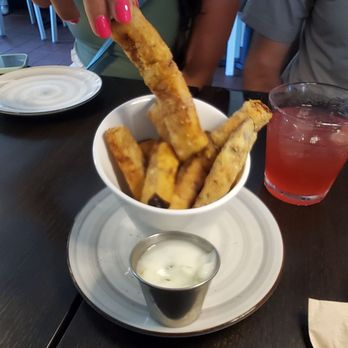 Plume - Eggplant fries for the table to share. - Italian Near Me - Rockford, Illinois