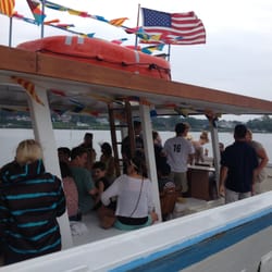 Classic Boat Rides Charter Boat Mariner - There's plenty of sheltered space on the Mariner to keep you cool in the shade. www.ClassicBoatRides.com