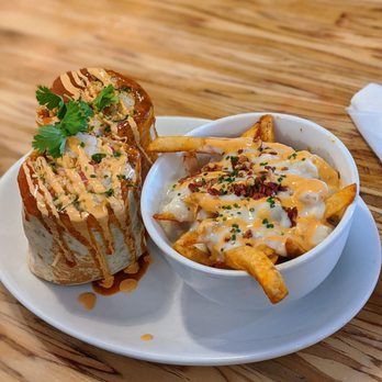 Slapfish - Shrimp burrito and chowder fries - Seafood Near Me - Indianapolis, Indiana