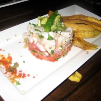 Asado - CEVICHE (Daily Selection of Marinated Seafood, Avocado and Plantain Chips). - Argentine Near Me - Tacoma, Washington