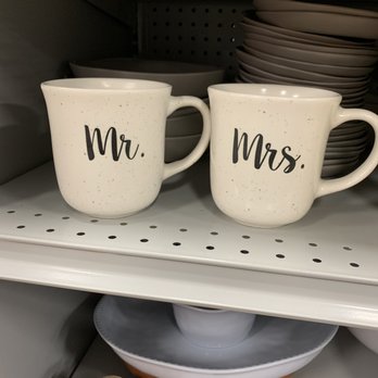 At Home - Mr. and Mrs. coffee cups - Home Decor Near Me - Gaithersburg, Maryland