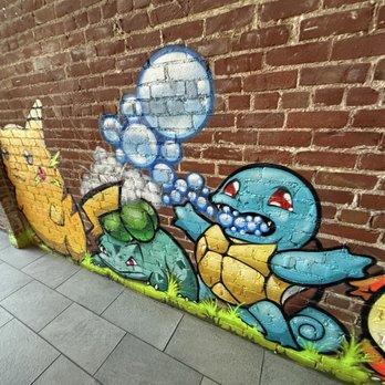 Crazy Block Cheesecakes - The wall that lets you know this is going to be an adventure! - Desserts Near Me - Oakland, California