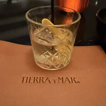 Tierra y Mar - Tequila Old Fashioned - Mexican Near Me - Valley Center, California Tierra y Mar - Tequila Old Fashioned - Mexican Near Me - Valley Center, California