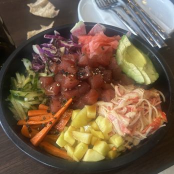 Terra Kitchen & Cocktails - Ahi tuna poke bowl add crab - New American Near Me - Birmingham, Michigan Terra Kitchen & Cocktails - Ahi tuna poke bowl add crab - New American Near Me - Birmingham, Michigan