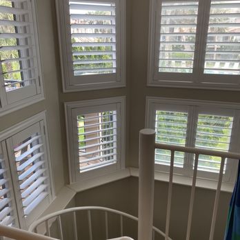 All About Blinds - Spiral stairs - tricky install - Shades & Blinds Near Me - Jacksonville, Florida All About Blinds - Spiral stairs - tricky install - Shades & Blinds Near Me - Jacksonville, Florida