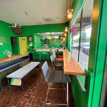 Lanna Thai Kitchen - Hight counter table next to the window for sightseeing. - Comfort Food Near Me - Beaverton, Oregon