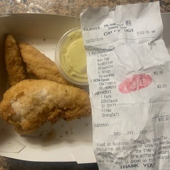 Speedway - My 6 chicken tender meal. Missing half my chicken and it was disgusting anyway. - Gas Stations Near Me - South Lyon, Michigan
