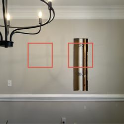 TNT Staging - Repaired pipe directly behind the location of the mirror