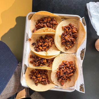 The Real Taco - Tacos before going to toppings bar. - Tacos Near Me - Bixby, Oklahoma