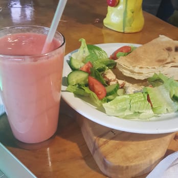 Algebra Tea House - My favourite place to work! House smoothie + hummus plate - Tea Rooms Near Me - Cleveland, Ohio