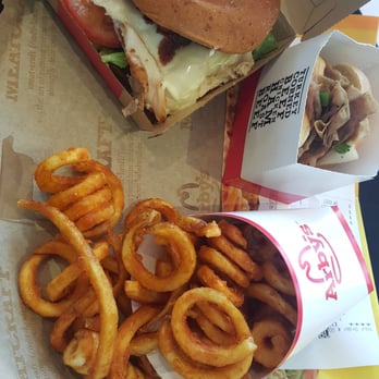 Arby's - Grand Turkey sandwich meal with curly fries and a roast beef jalapeño slider. - Fast Food Near Me - Long Beach, California