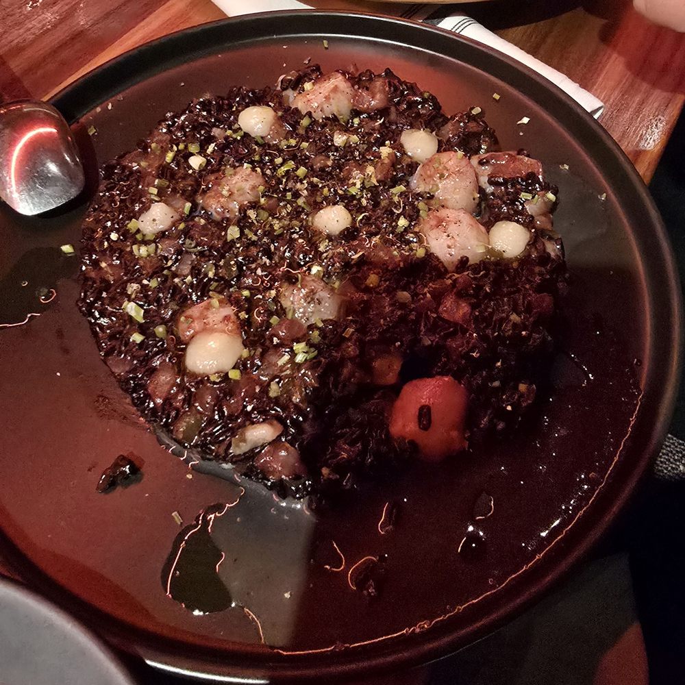 BARDA Detroit - Black rice with scallops - Bars Near Me - Detroit, Michigan BARDA Detroit - Black rice with scallops - Bars Near Me - Detroit, Michigan