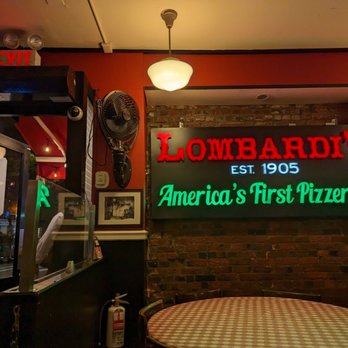 Lombardi's Pizza - Neat sign inside the store - Pizza Near Me - New York, New York Lombardi's Pizza - Neat sign inside the store - Pizza Near Me - New York, New York