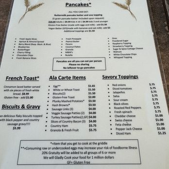 The Pfunky Griddle - Menu - Breakfast & Brunch Near Me - Nashville, Tennessee The Pfunky Griddle - Menu - Breakfast & Brunch Near Me - Nashville, Tennessee