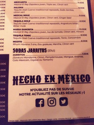 Menu photo 1 Hecho en México Lyon, 69