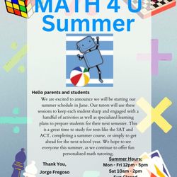 MATH 4 U