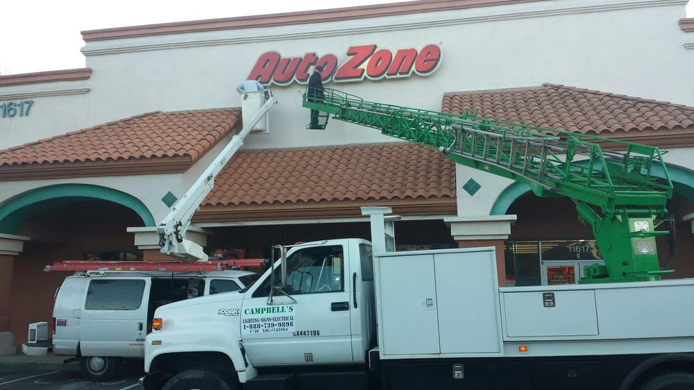 Slide of Campbell's Lighting & Sign Services