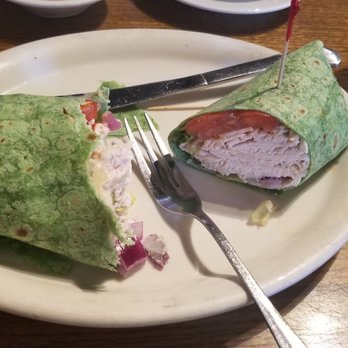 Ruven's - Turkey in a spinach wrap - Delis Near Me - Delray Beach, Florida Ruven's - Turkey in a spinach wrap - Delis Near Me - Delray Beach, Florida