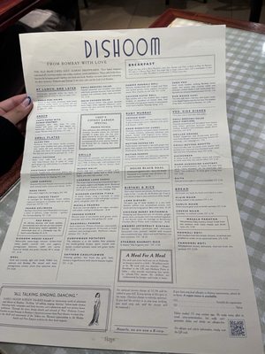 Menu photo 1 Dishoom London, XGL