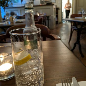 Moonfish Cafe - My sparkling water. - Seafood Near Me - Aberdeen, ABE