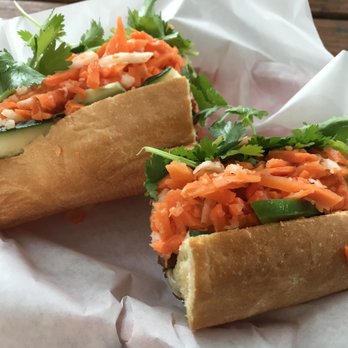 Saigon On 7th - My Carrot (with a little bit of grilled pork) Banh Mi. - Vietnamese Near Me - Austin, Texas Saigon On 7th - My Carrot (with a little bit of grilled pork) Banh Mi. - Vietnamese Near Me - Austin, Texas
