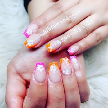 Hibrow & Nails - Natural nails with amazing designs by hibrow&nails!!! Love it ..... - Eyelash Service Near Me - Hialeah, Florida Hibrow & Nails - Natural nails with amazing designs by hibrow&nails!!! Love it ..... - Eyelash Service Near Me - Hialeah, Florida