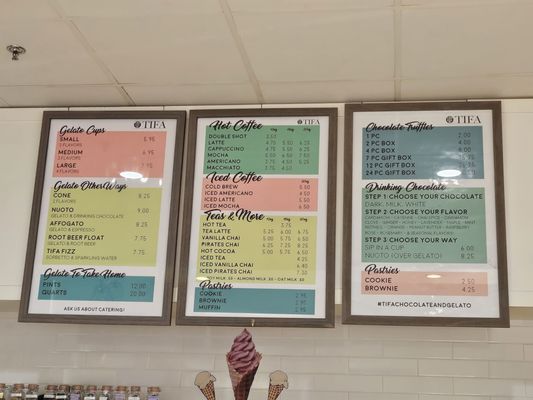 Menu photo 1 Tifa Chocolate and Gelato Camarillo, CA Menu photo 1 Tifa Chocolate and Gelato Camarillo, CA