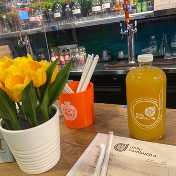 Daily Kombucha - My favorite Ginger, Turmeric, Lemon Boooooochhh!!! - Kombucha Near Me - Santa Ana, California