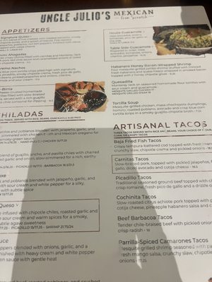 Menu photo 1 Uncle Julio's Oklahoma City, OK Menu photo 1 Uncle Julio's Oklahoma City, OK