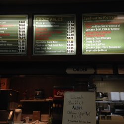 Great Wall - Menu is more extensive on site than on line. I would suggest you go to the restaurant to order.